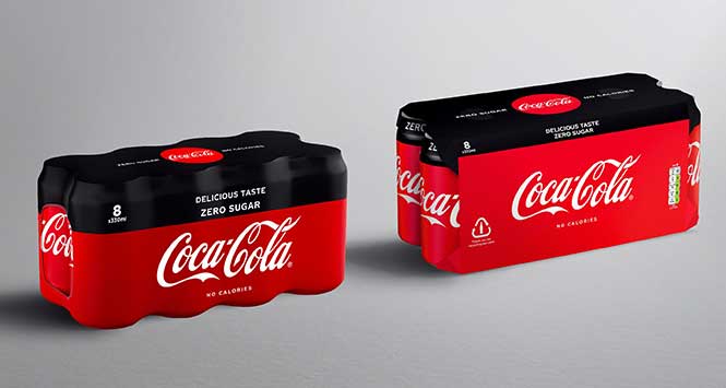 Coca-Cola cardboard multipacks