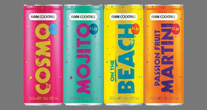 Flare canned cocktails