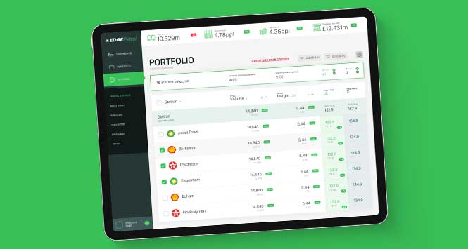 EdgePetrol dashboard