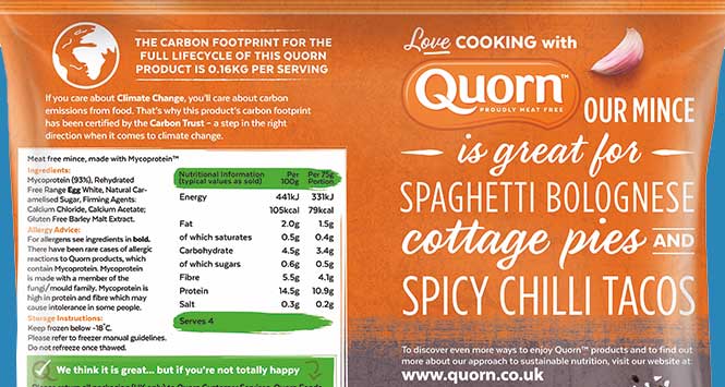 Quorn pack