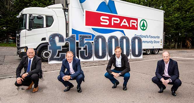 Spar Scotland lorry