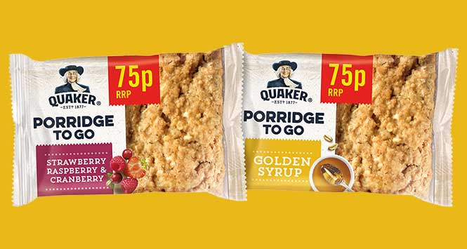 Quaker porridge on the go bars