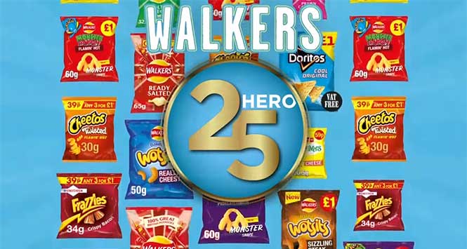 Walkers Hero 25