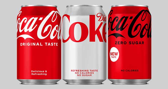 Coca-Cola range