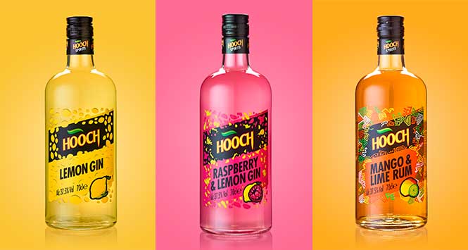 Hooch spirits range