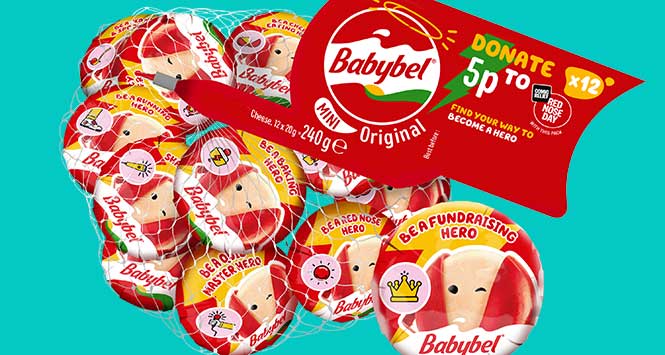 Babybel Comic Relief packs