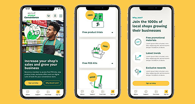 Britvic's At Your Convenience website