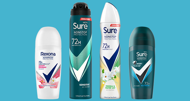 Sure deodorants