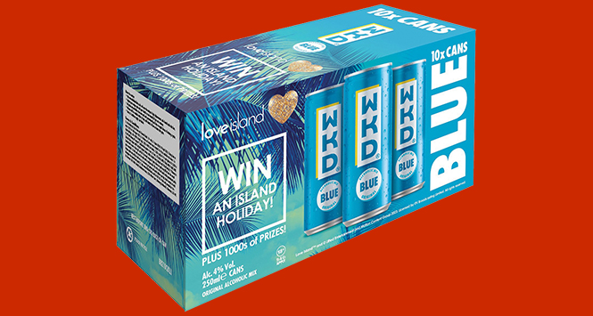 WKD Love Island promotional pack