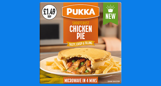 Pukka chicken pie