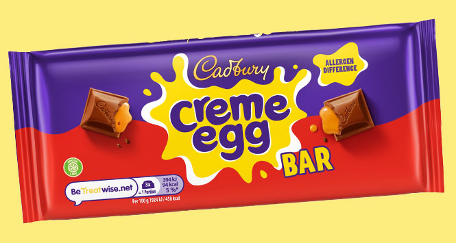 Cadbury Creme Egg bar