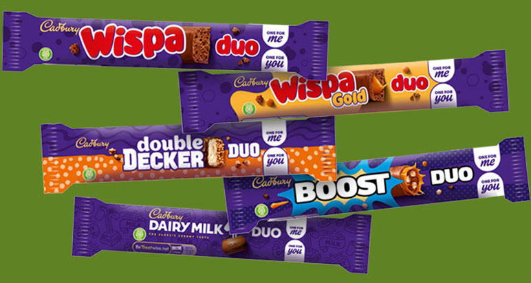 Cadbury Duos range