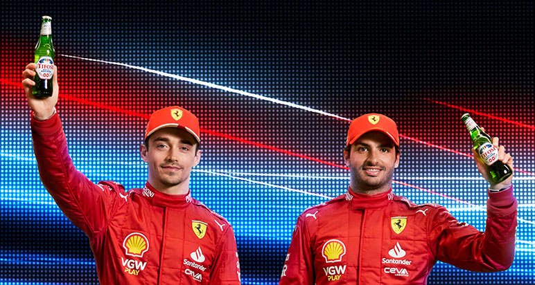 Charles Leclerc and Carlos Sainz