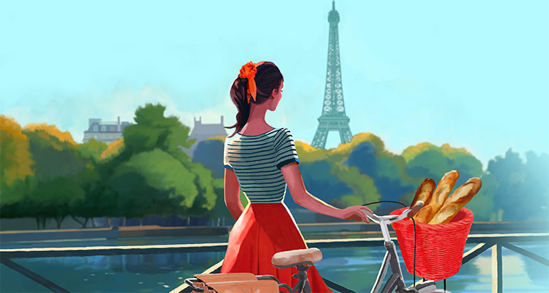 Girl in Paris