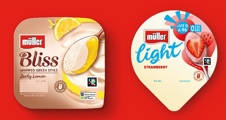 Muller packs with Navilens codes