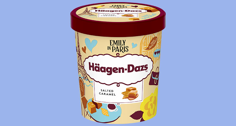 Haagen Daz Emily In Paris pack