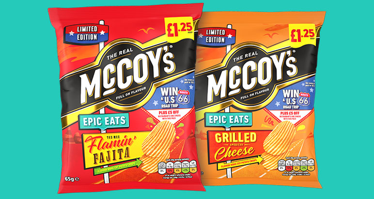 McCoy's Epic Eats crisps