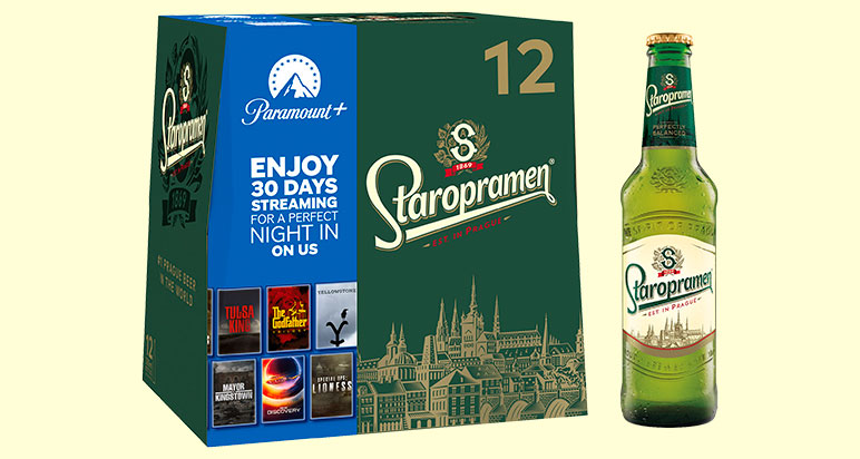 Staropramen Paramount+ packs