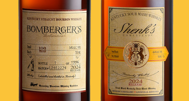 Bomberger's and Shenk's whiskeys