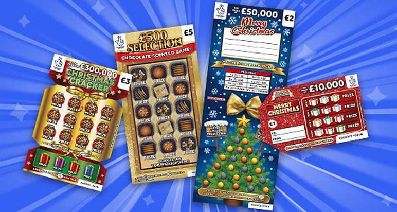 National Lottery Christmas scratchcards