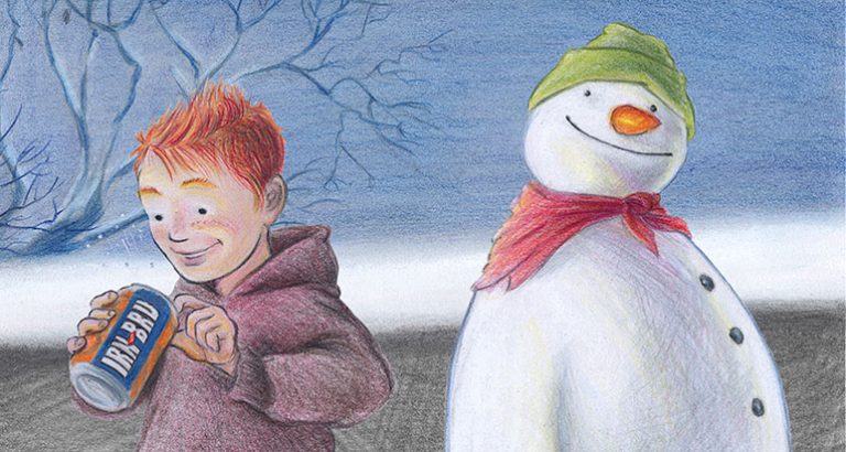Irn-Bru Snowman advert