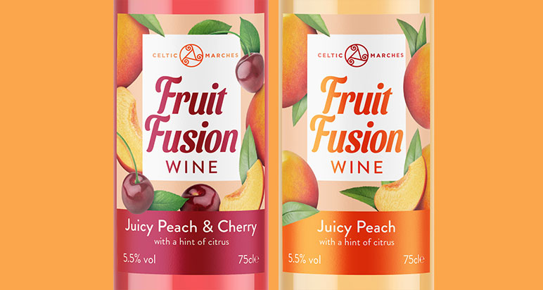 Celtic Marches Fruit Fusions wines