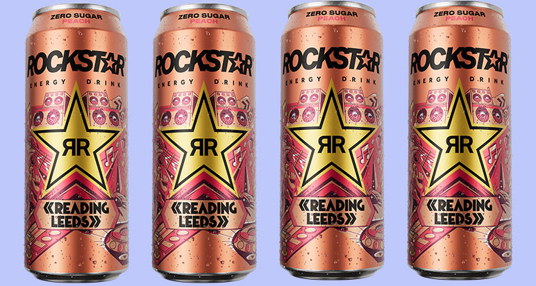 Rockstar Energy Zero Sugar Peach