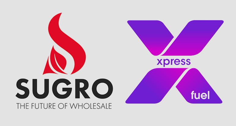 Sugro and Xpress Fuel logos