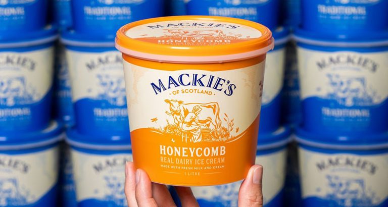 Mackie's Honeycomb ice cream