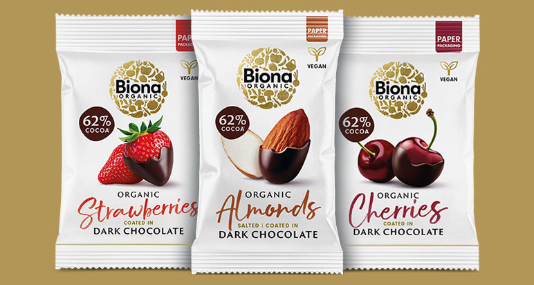 Biona Chocolate Covered Snacks