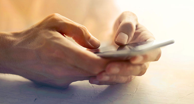 Using mobile phone