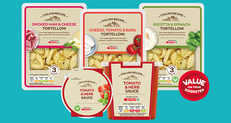 Spar own-label fresh pasta