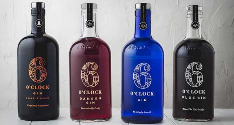 Six o'clock gin range