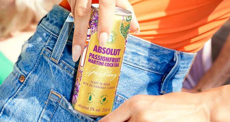 Absolut Passionfruit Martini RTD