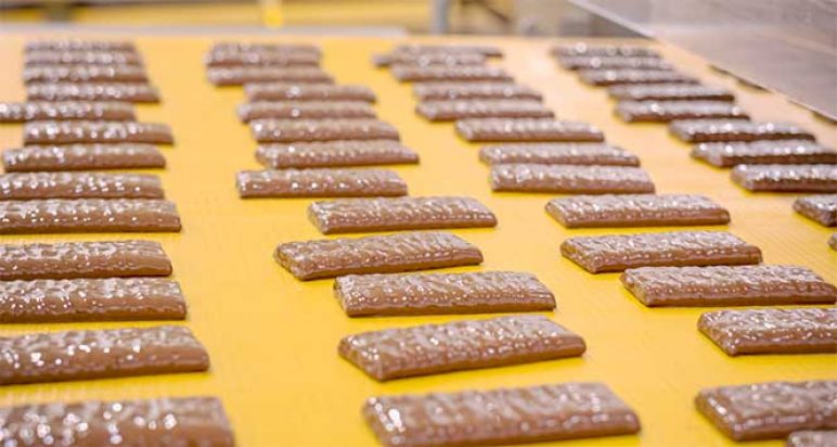 Biscuit factory production line