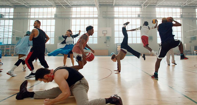 Northern Soul dancers and basketball players