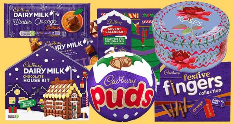 Cadbury Christmas range