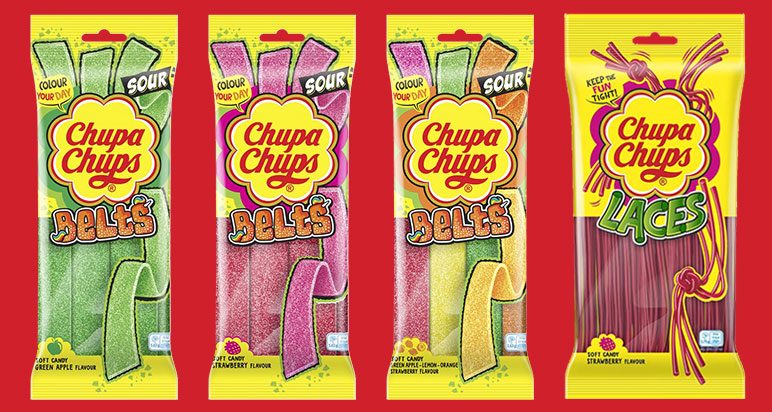 Chupa Chups belts and laces