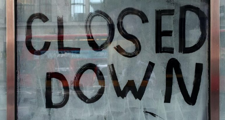 Closed down