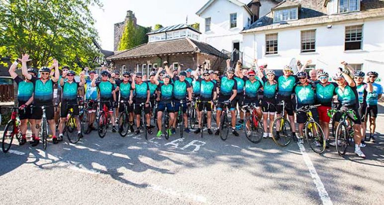GroceryAid Coast to Coast riders
