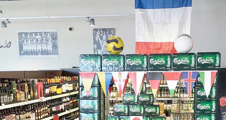 Costcutter Euro display