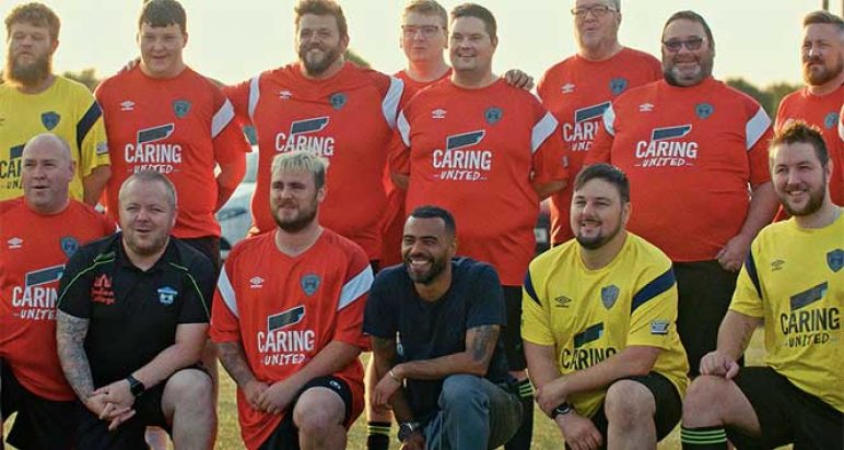 Ashley Cole with Denny Warriors