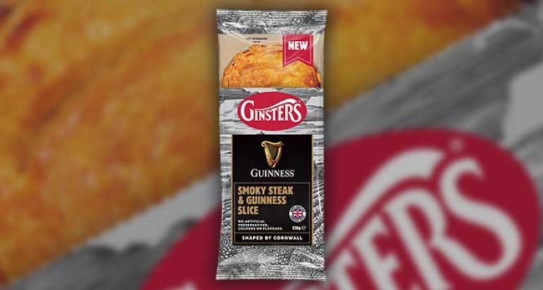 Ginsters Smoky Steak & Guinness Slice