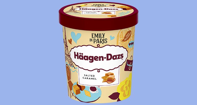 Haagen Daz Emily In Paris pack