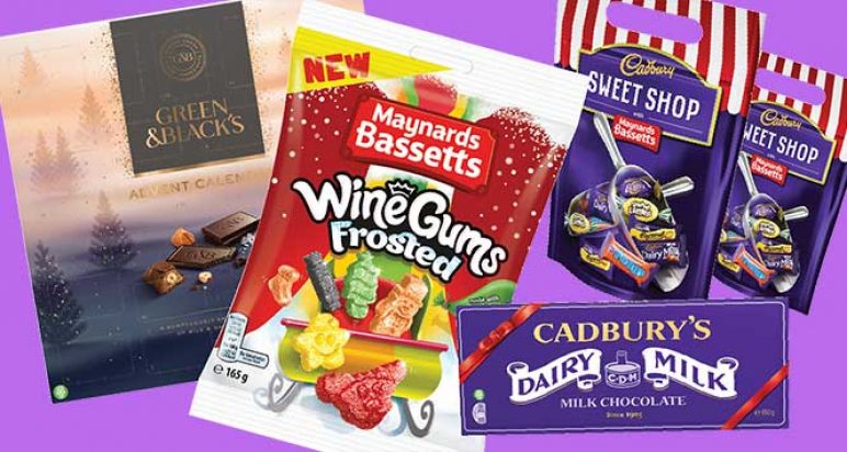 Christmas confectionery from Mondelez