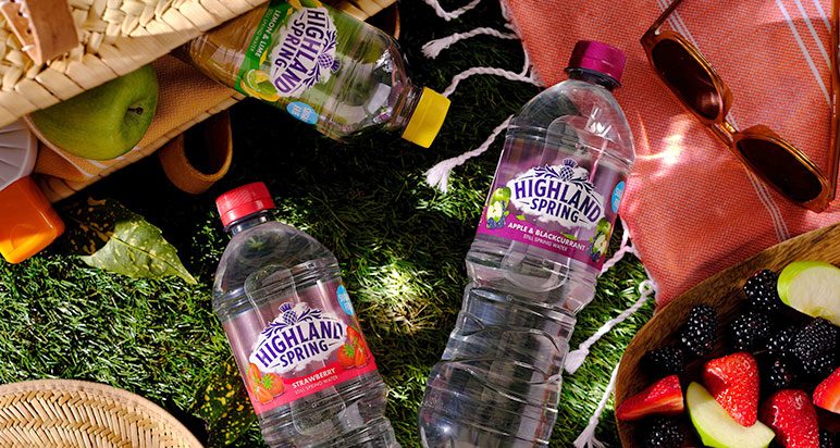 Highland Spring's flavoured still water range