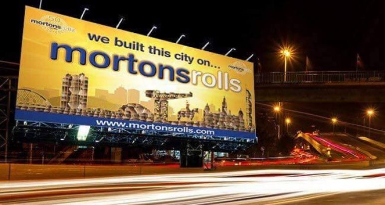 Image of a Mortons Rolls advertisment