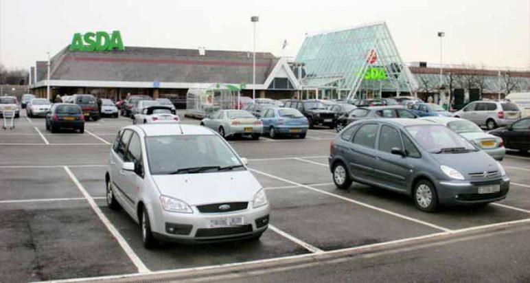 Asda car park