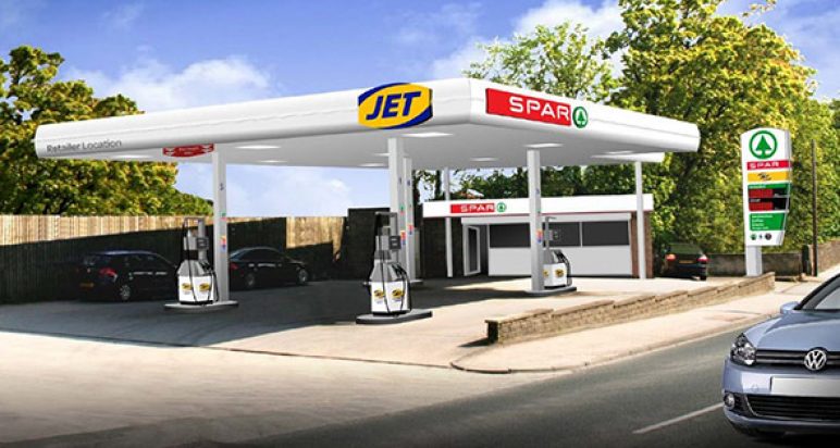 Spar-branded Jet filling station