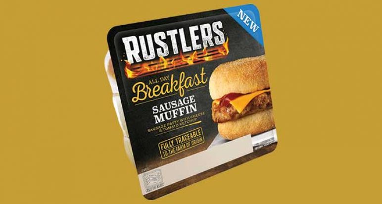 Rustlers All Day Breakfast Muffin